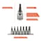 Dynamic Tools 3/8" Drive 7 Piece SAE, Std Length, Hex Socket Set, 1/8" - 3/8' D010014 - alternate 2